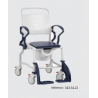 Chaise de douche/toilette BONN 1 gris