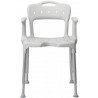 SWIFT Tabouret de douche +dossier + accoudoirs